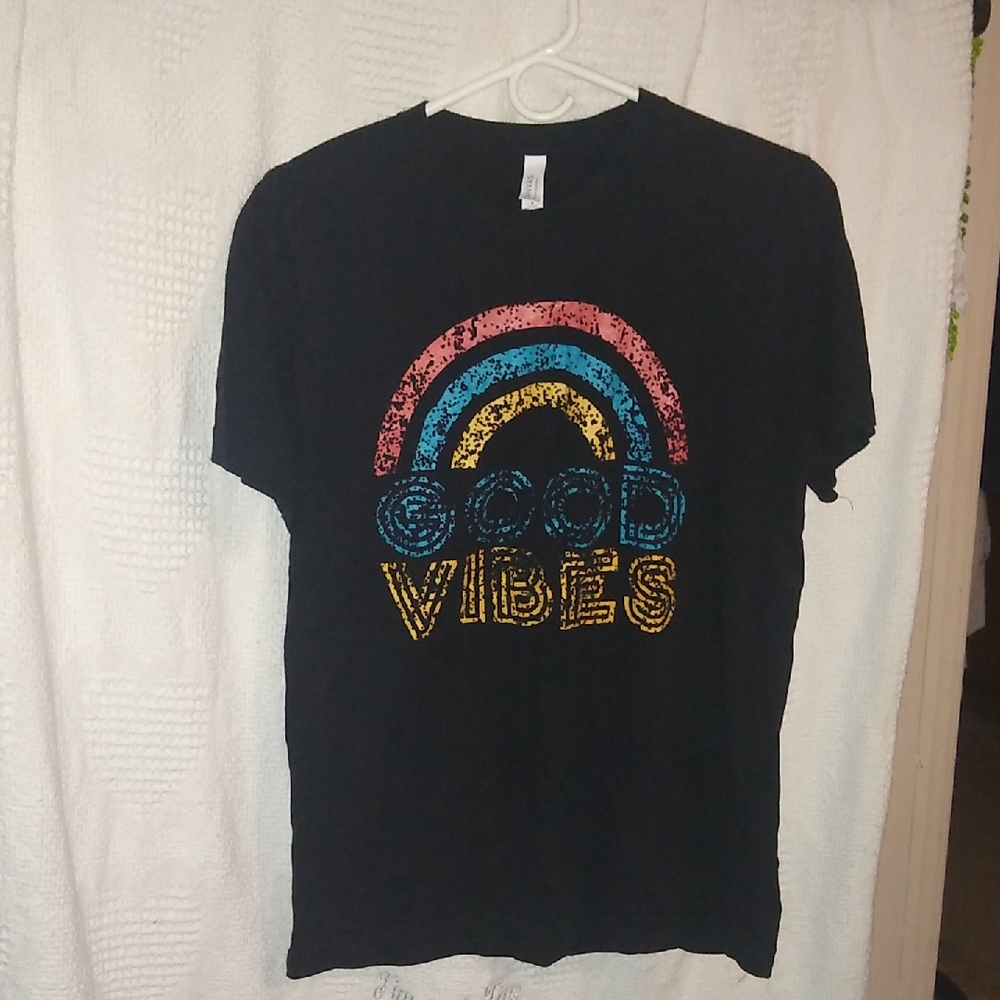 Bella Canvas Black Good Vibes T-Shirt